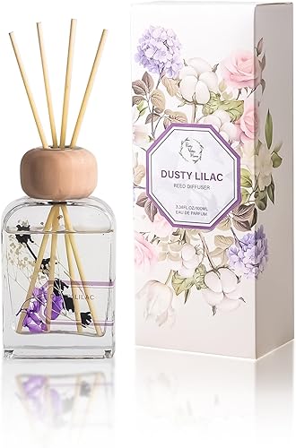 Miniatura 11 de Juego de difusor de junco, 3.4 onzas líquidas, fragancia elegante para el hogar con 5 varillas, difusor de aceite perfumado de larga duración para