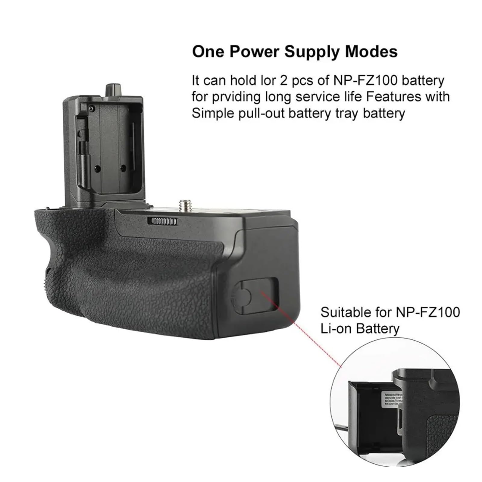 Compatibile con l'impugnatura verticale for batteria Sony A7IV A7RIV