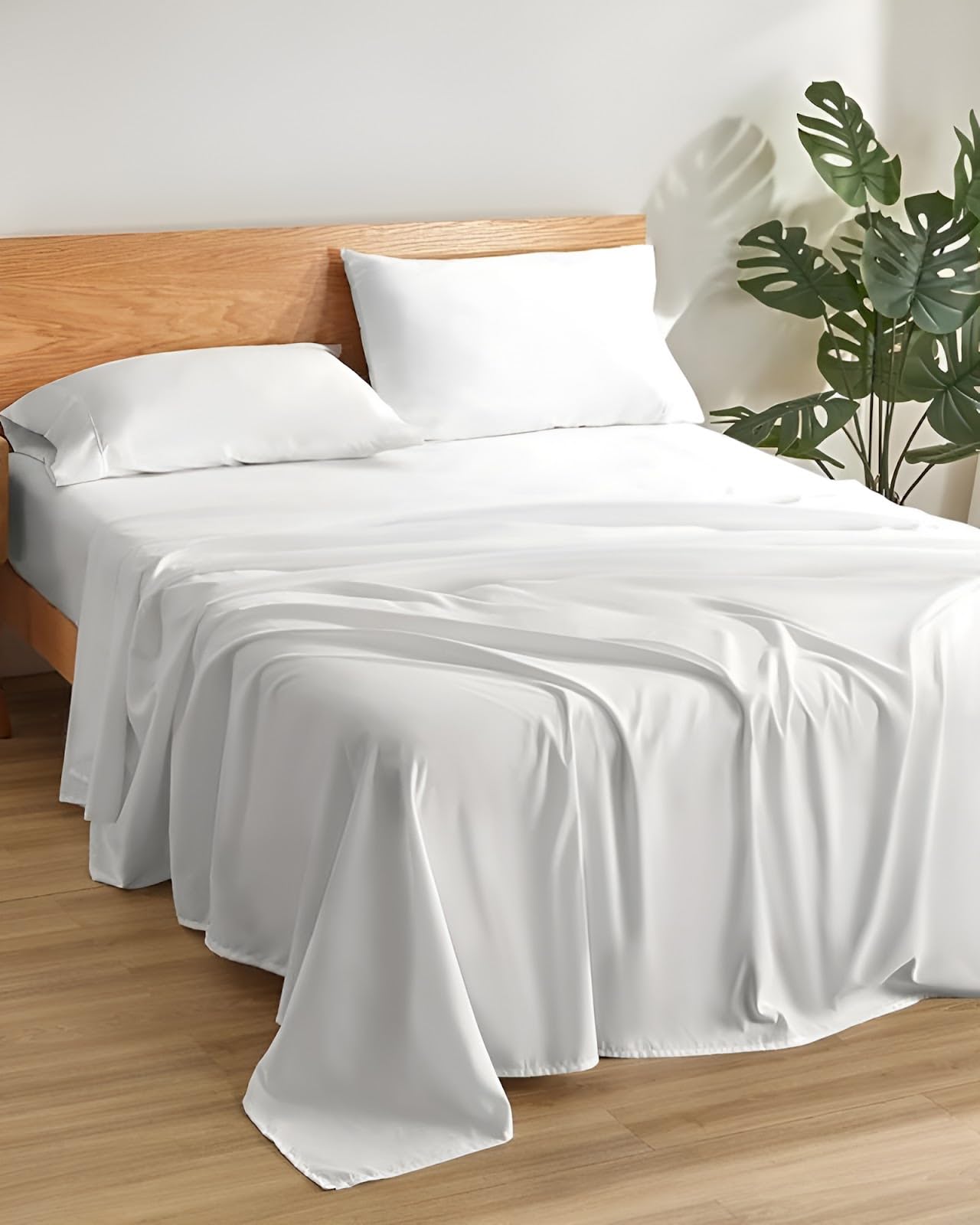 Soft Queen Bedsheets - Dark Grey Microfiber -18