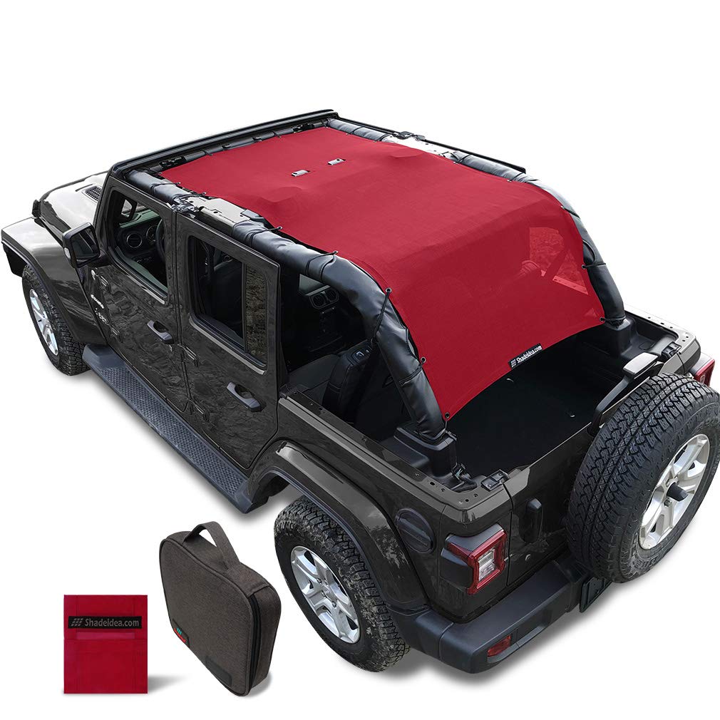 Buy Shadeidea SunShade for Jeep Wrangler JL Unlimited 4 Door JLU Sun