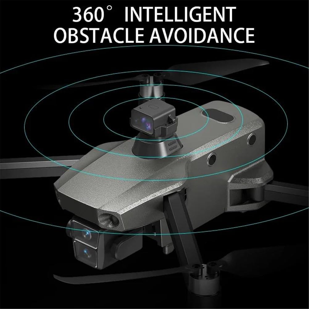 Triple battery,dron k11 se 4k z podwójną kamerą – transmisja 5g fpv | omijanie przeszkód 360° | składany bezszczotkowy regulator esc | dron antywstrząsowy eis