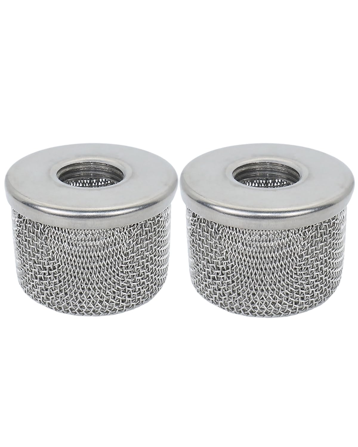 (2pack) 181073 Pump Inlet Strainer Filter 1/2" NPT Thread, Double-Layer Stainless Steel Compatible withGraco 350 EM,​380 EM,390 EM, ​400 EM, ​480 EM, 490 EM,500, Super NOVA, Paint Sprayers