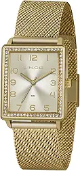 Relógio Feminino Lince Analógico Dourado LQG4665L