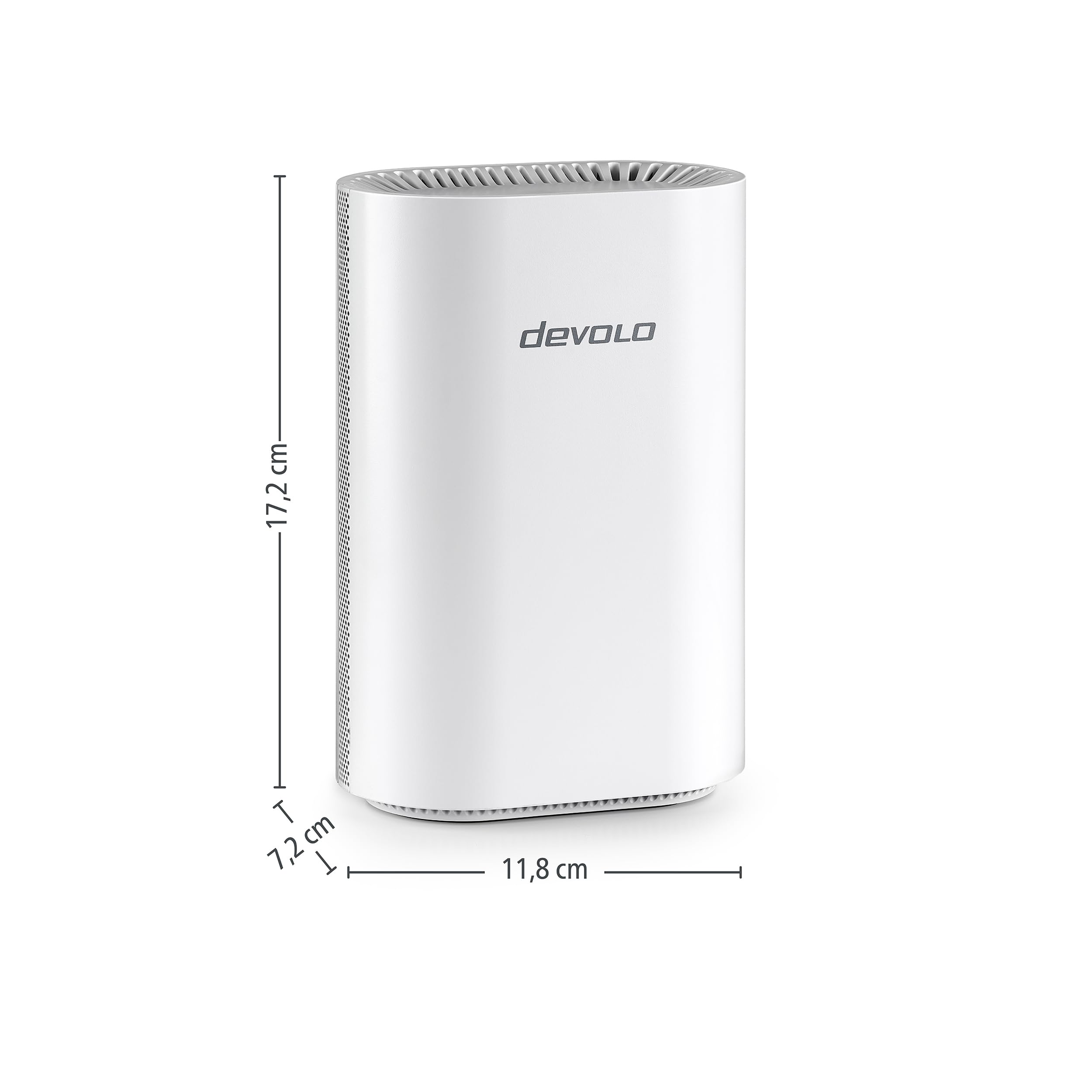 devolo WiFi 7 BE6500 Router, Le routeur Wi‑FI pour la Fibre et Les connexions câble, Jusqu’à 6.500 Mbit/s, connectivité LAN 2,5 Gbit/s, Blanc