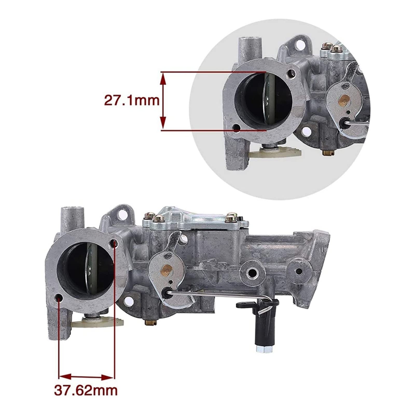 Montaje Carburador Filtro De Aire 491588S 491588 para para 692784 495951 490533 495426 498298 Carburador con Junta De Bujía Carburador Reemplazo