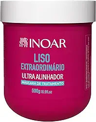 Inoar, Liso Extraordinário Máscara Capilar Antifrizz com Brilho Espelhado 500g