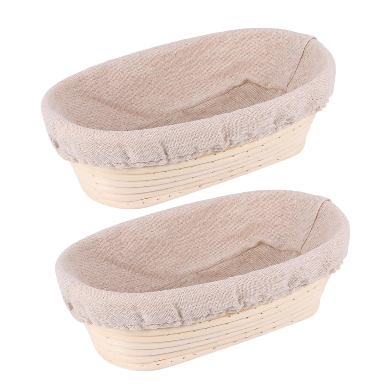 Garneck Sourdough Bread Baking Proofing Baskets Liners Rattan Banneton Baking Bowl Essential