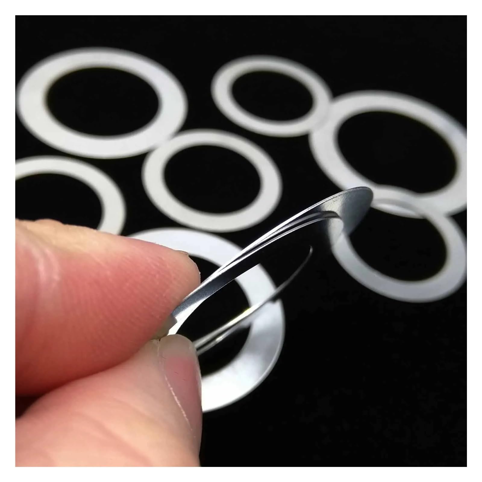 podkładki, Podkładka Taśmowa Ultracienkie Pierścienie Regulacyjne Ze Stali Nierdzewnej Płaska, Cienka, Uszczelka(10pcs M12x20xThick Thick 0.1mm)