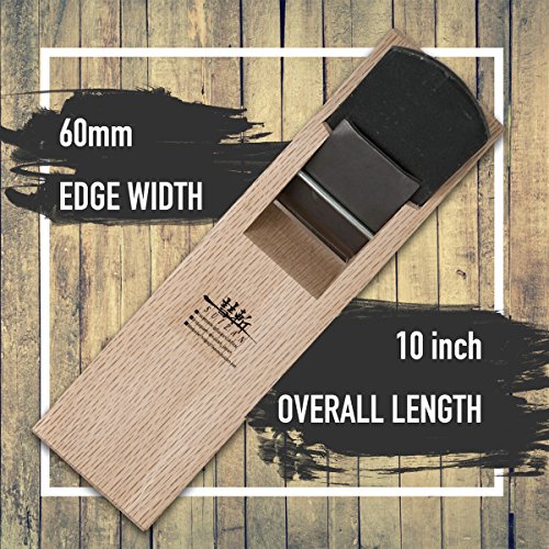 SUIZAN Kanna Japanese Wood Planer 2.4" - Professional Hand Block Plane Woodworking tools - Image 2