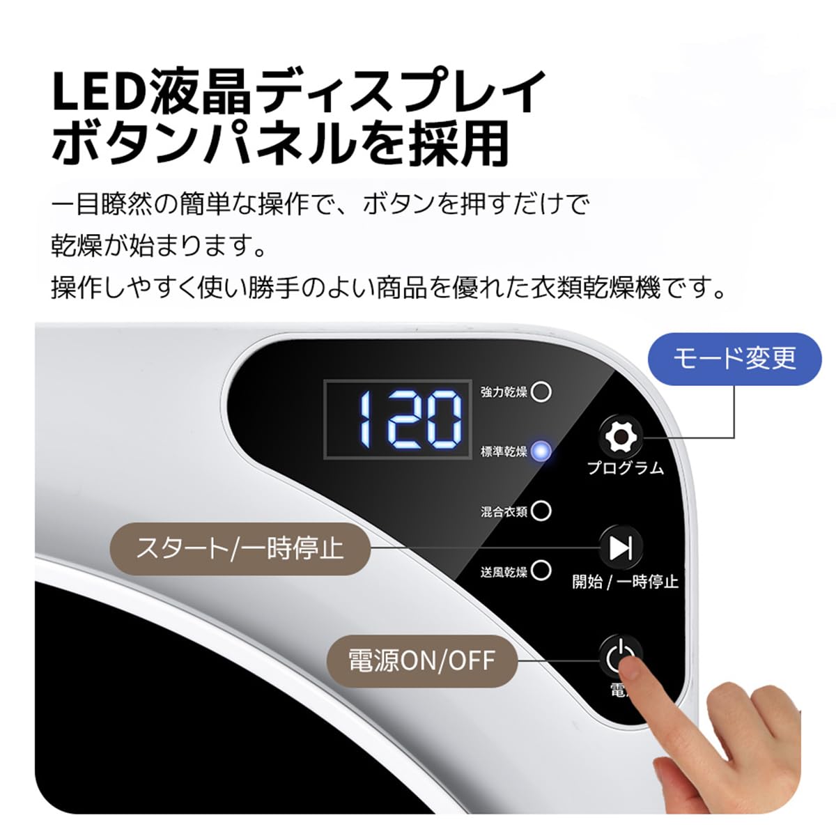 Amazon | Kennkari 衣類乾燥機 小型 4KG 乾燥機 4キロ 家庭用 小型衣類
