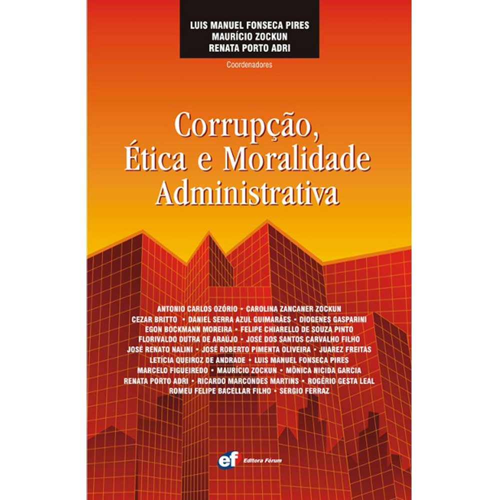 Capa de Corrupção, Ética e Moralidade Administrativa
