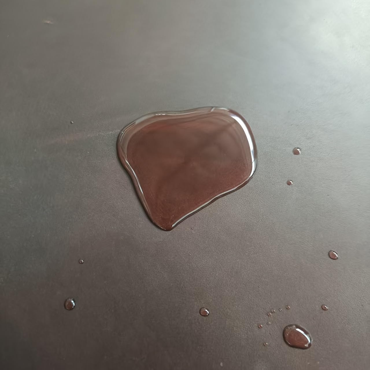 Premium Oil Wax Leather Material, Dark Brown Color Changing Genuine Leather (Oil Wax Brown 12 x 12 suare inches)