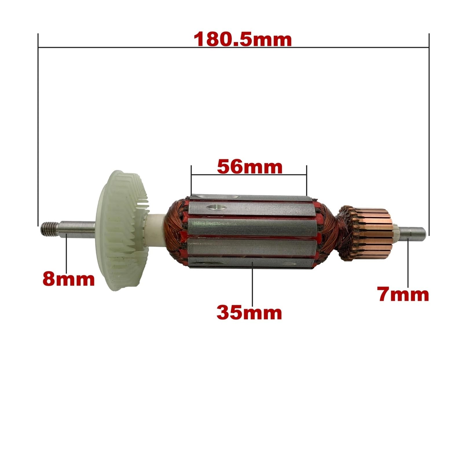 Rotor De Armadura AC 220V 240V, Repuestos De Repuesto For Amoladora Angular Eléctrica De Grado Profesional, Compatible Con BOSCH, For Herramientas Eléctricas GWS10-125