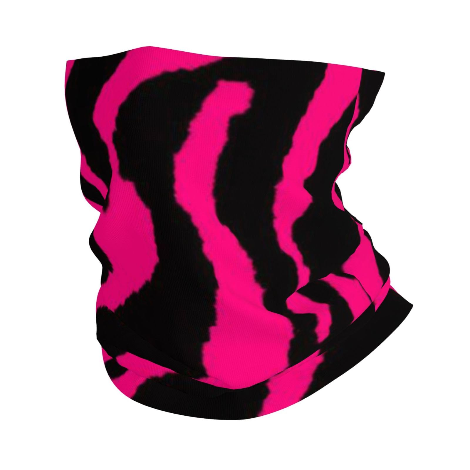 HUBGFEQ (Zebra Tiger Leopard) Sports Headscarf Face Cover Headwear Bandana