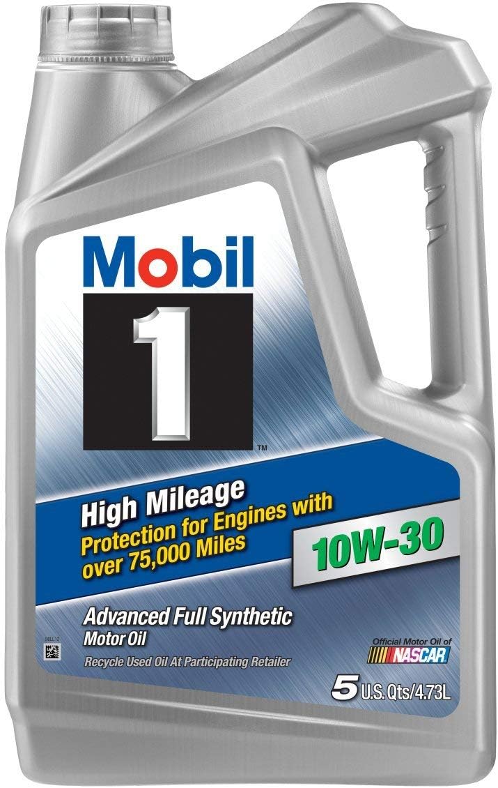Mobil 1 120770 M1 Hi Mileage 10w30 5 Qt