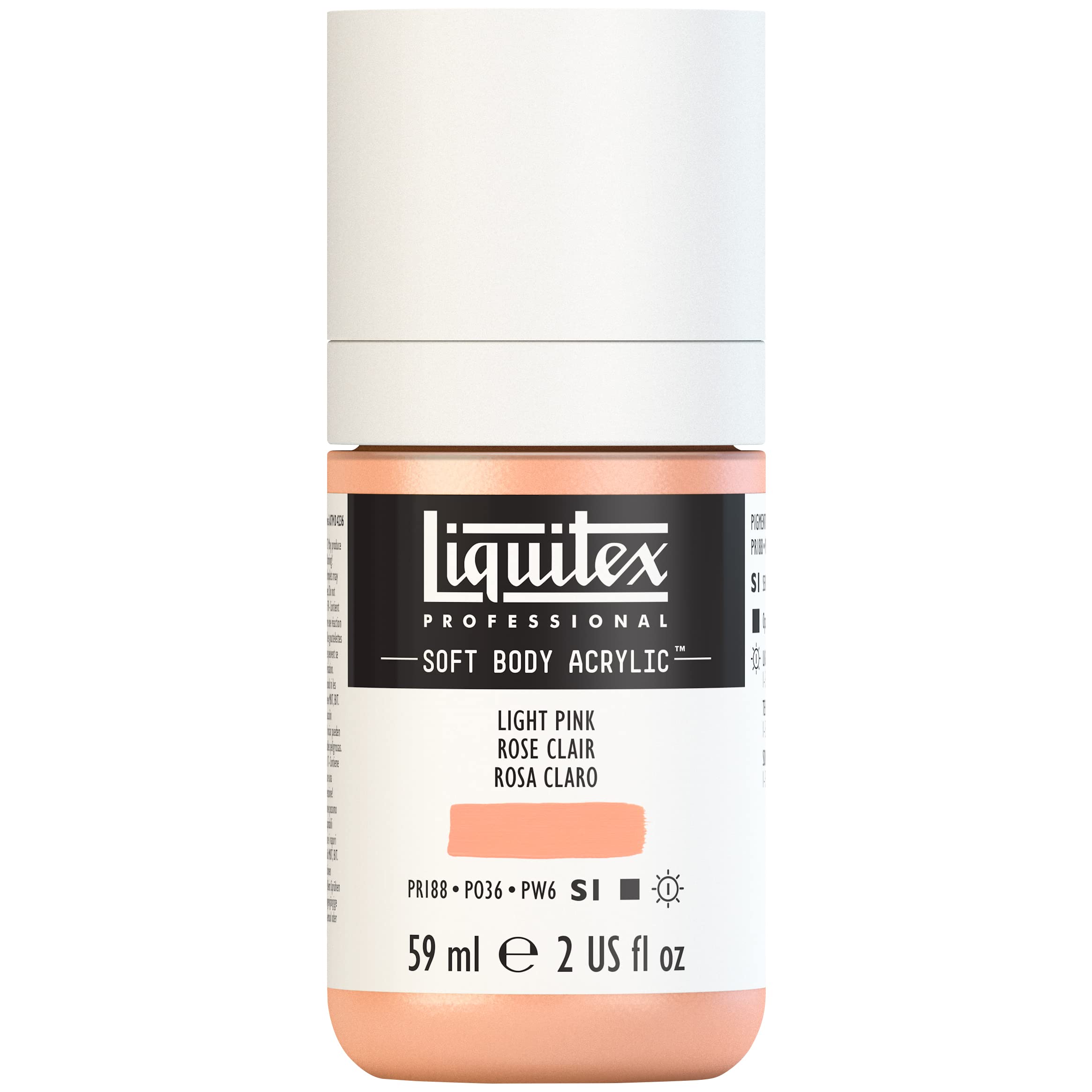 Liquitex Professional Soft Body Acrylic Paint 59ml Light Portrait Pink Colour