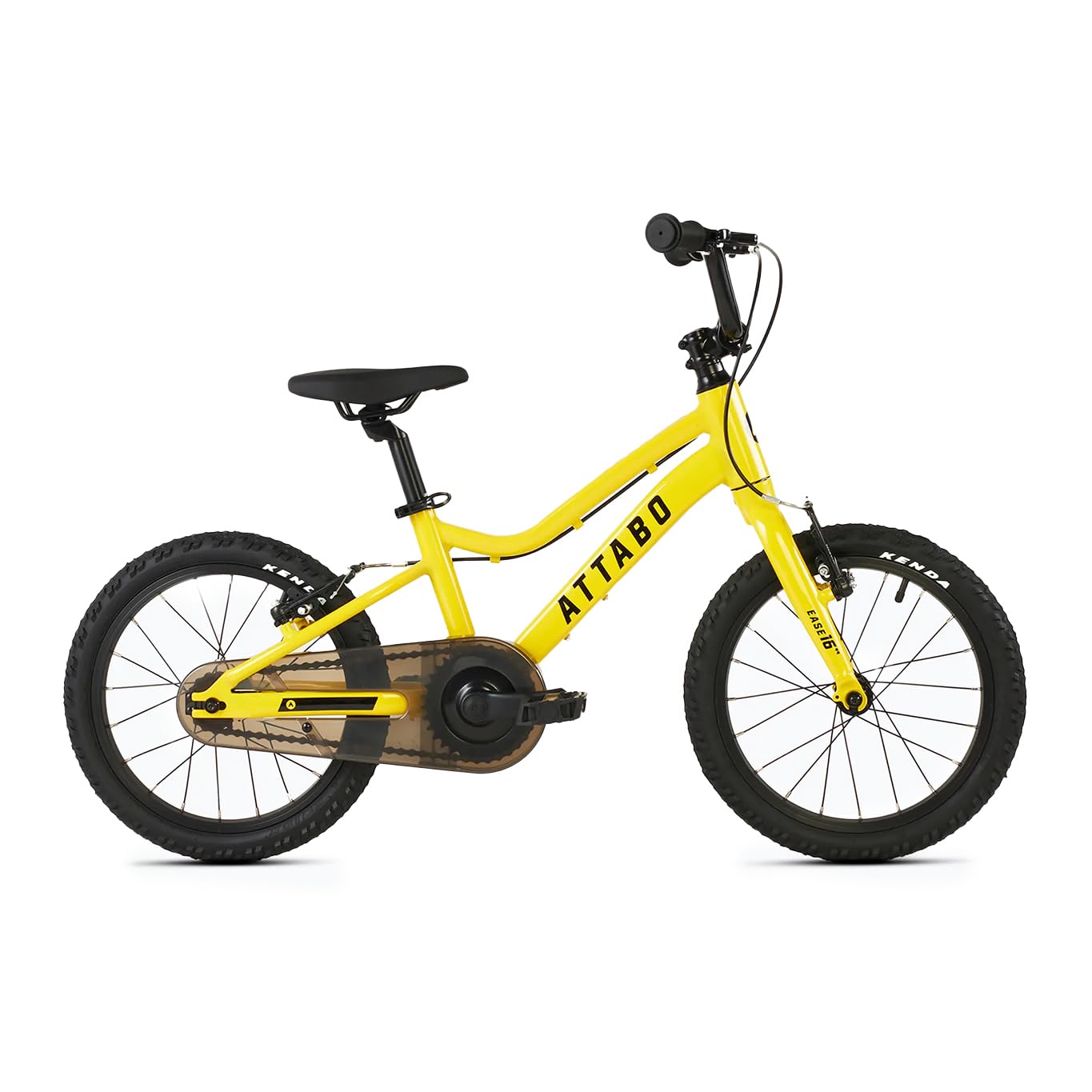 ATTABO Bicicleta para Niños Infantil Ease 16"|16" B Bici para Niños con Manillar BMX Transmisión de Correa Bielas de Aluminio y Reflectores Atractivos Timbre para Mayor Seguridad Muchos Colores