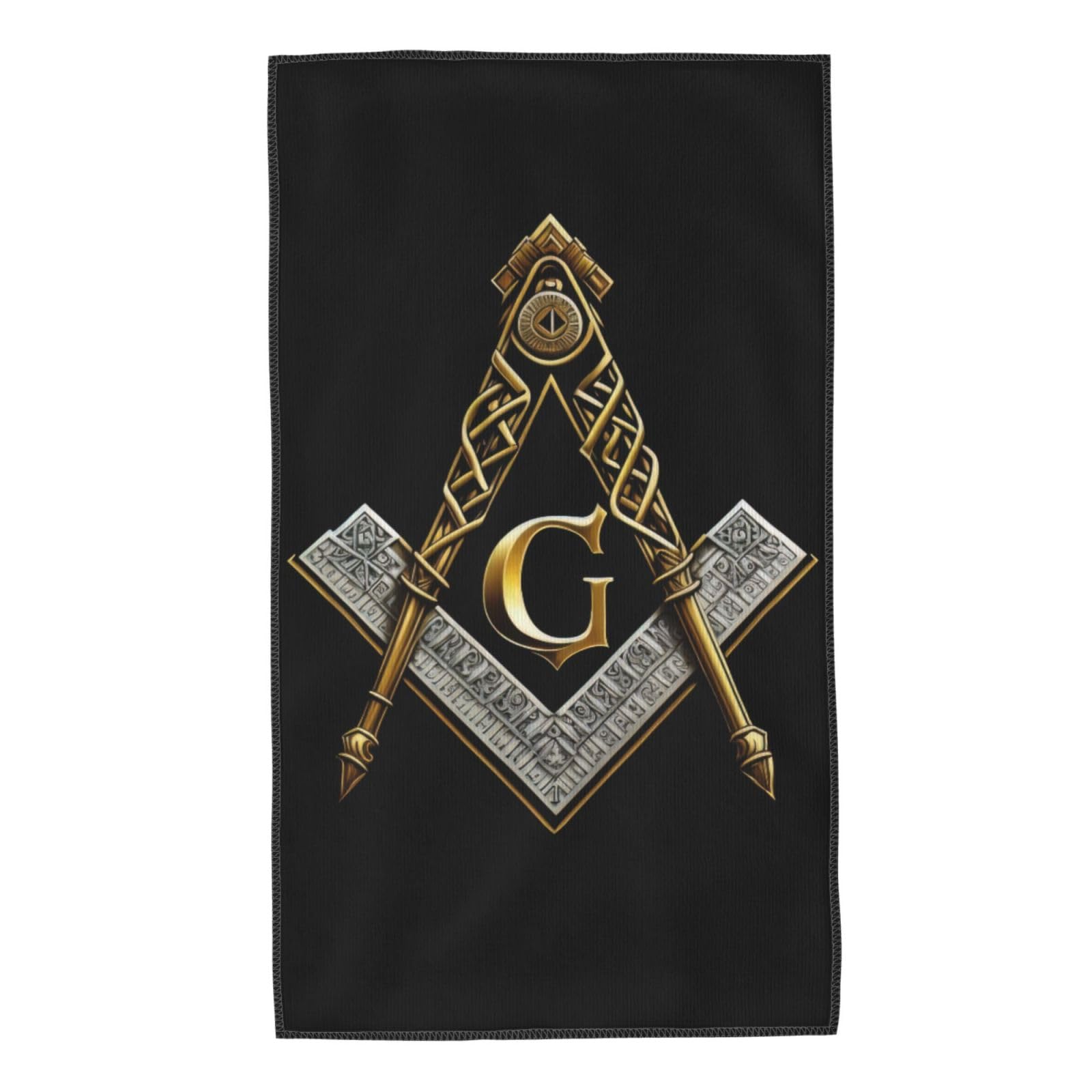Suzhouzhuohuijiguangjinshuzhipinyouxiangongsi5244 Women's Bath Towel 86 40X70cm Beach Towel Master Mason Masonic Towels Quick Dry Bath Towel Microfiber Hair Turban Towel For Bath Bathroom