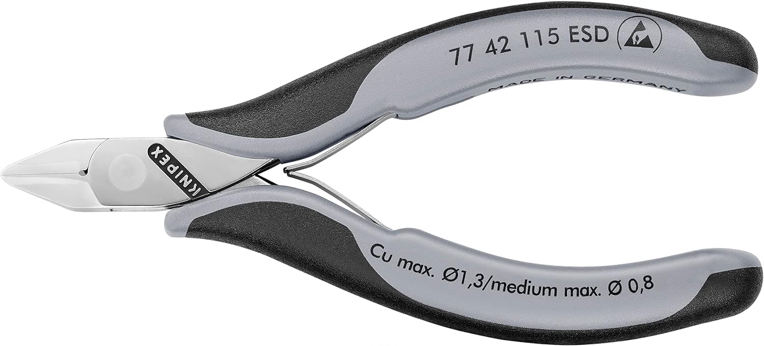 【特価セール】クニペックス KNIPEX KNIPEX(クニペックス) ESD精 Amazon | クニペックス ESD精密用ニッパー 115mm 7742115ESD | 精密