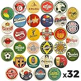 Jedes Set enthält auch einen doppelseitigen DreiLöwenBierdeckel mit zwei speziellen Designs, um ihn nach Hause zu bringen