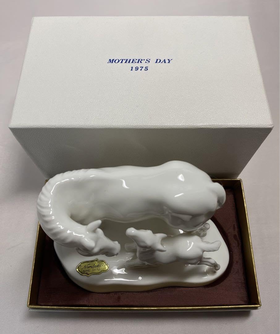 Amazon.co.jp: 限定版 ノリタケ Noritake 馬の親子 置物 母の日