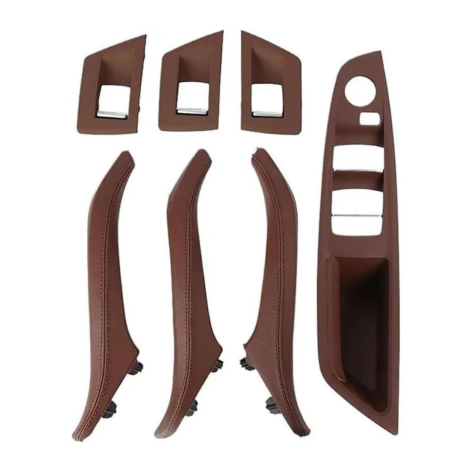Trqiimpbh Red Car Interior Door Handles 51417225867 For 5 Series For F10 For F11 For 520I For 523I For 525I 2010-2017 Car Front Right Interior Door 51417225866(Red)