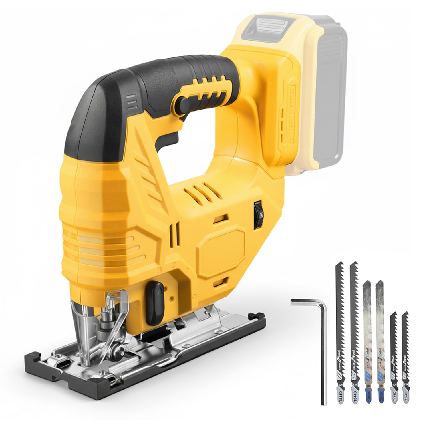 OXVIT Cordless Jig Saw Compatible with Dewalt