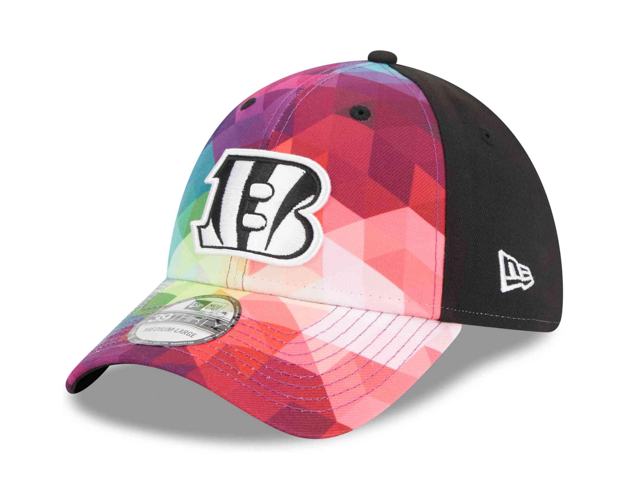 New Era Cincinnati Bengals NFL Crucial Catch 2023 39THIRTY Cap - Size S/M
