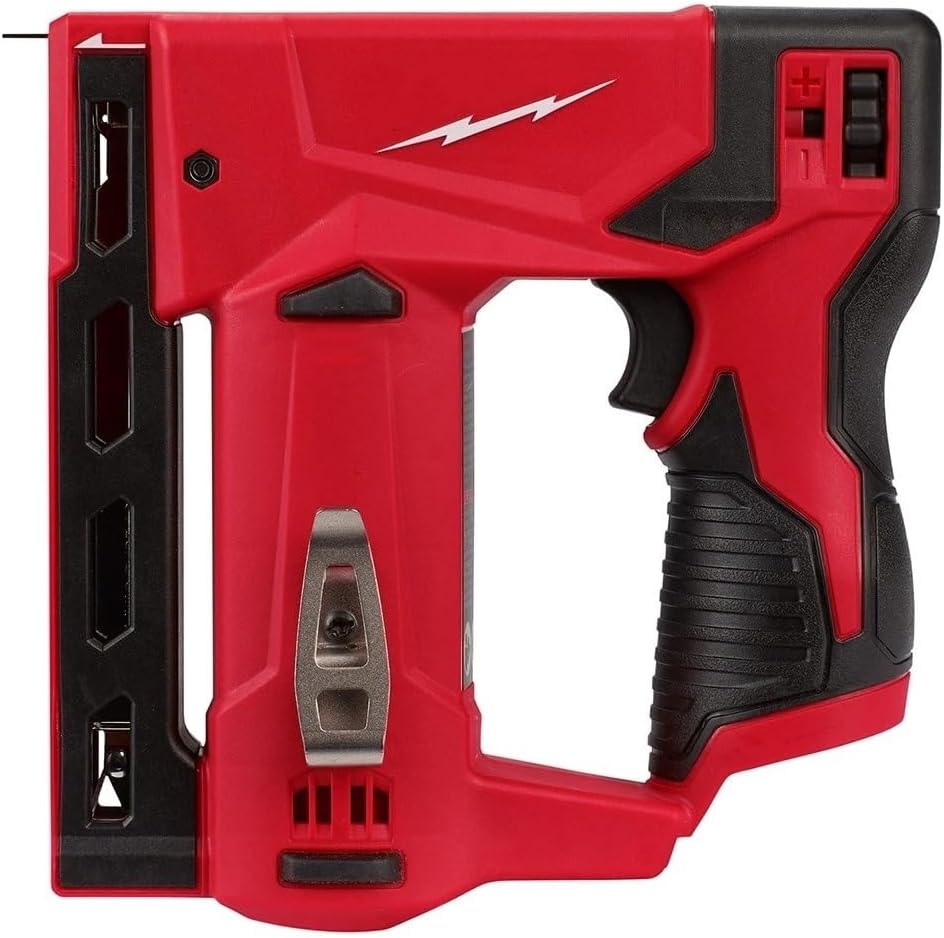 2447-20 Hand Staplers & Tackers for Milwaukee M12 12V 3/8" Cordless Crown Stapler Length 7.25" Width 2.5" Height 7.25"