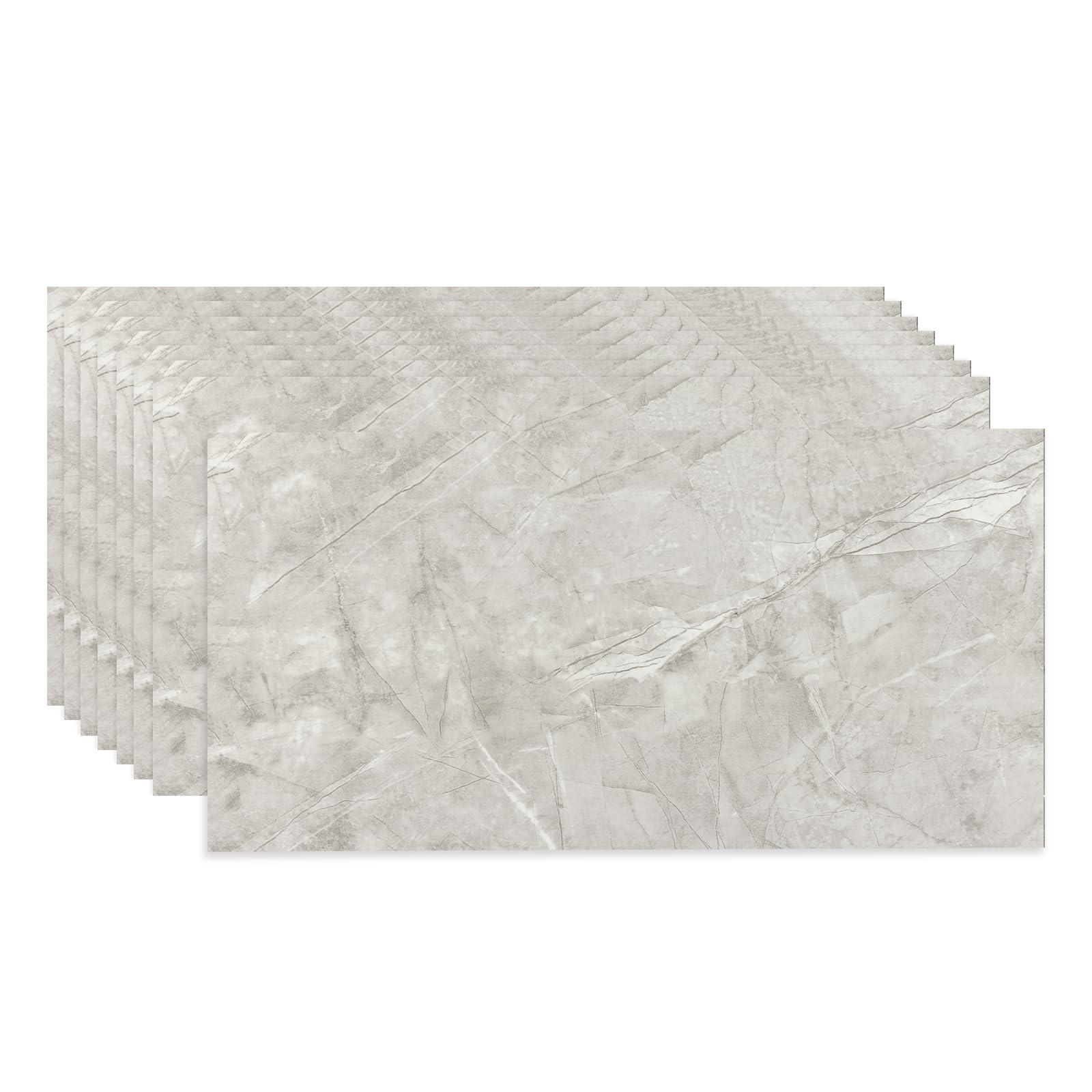 Tegelstickers, 10 stuks, 60 x 30 cm, zelfklevende wandtegels