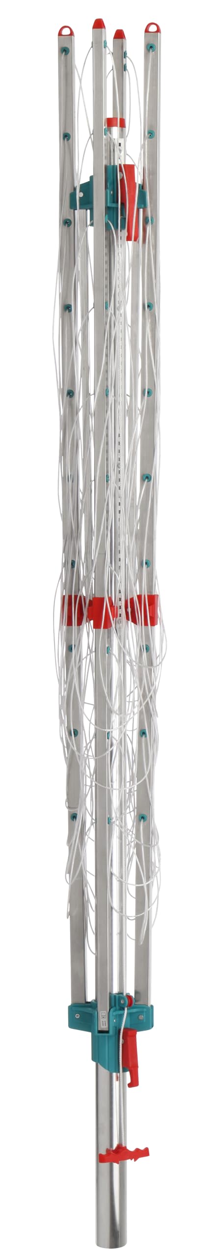 Wäschespinne Medium Plus 60 mit Bodenhülse, Leinenlänge 60 m Made in Germany!
