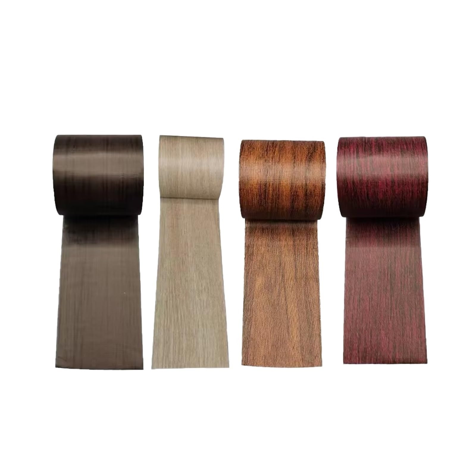 LCKKJHG Wallpaper Borders Self Adhesive 1pcs Self-Adhesive Grain Tape Waterproof Wood High Adhesion Furniture Baseboard Wall Border Corner Stickers(Brown-8cm)