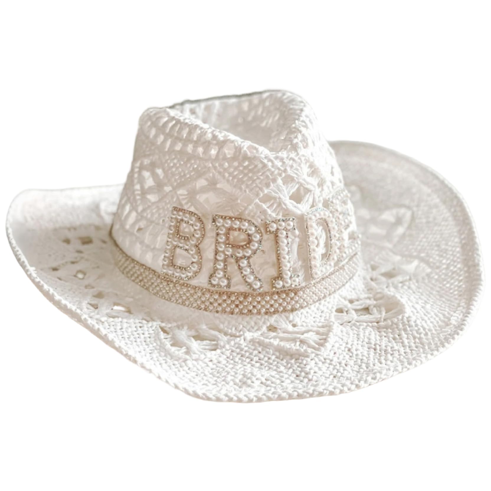 Sombrero de novia vaquero blanco ideal para despedidas, bodas y Halloween 7