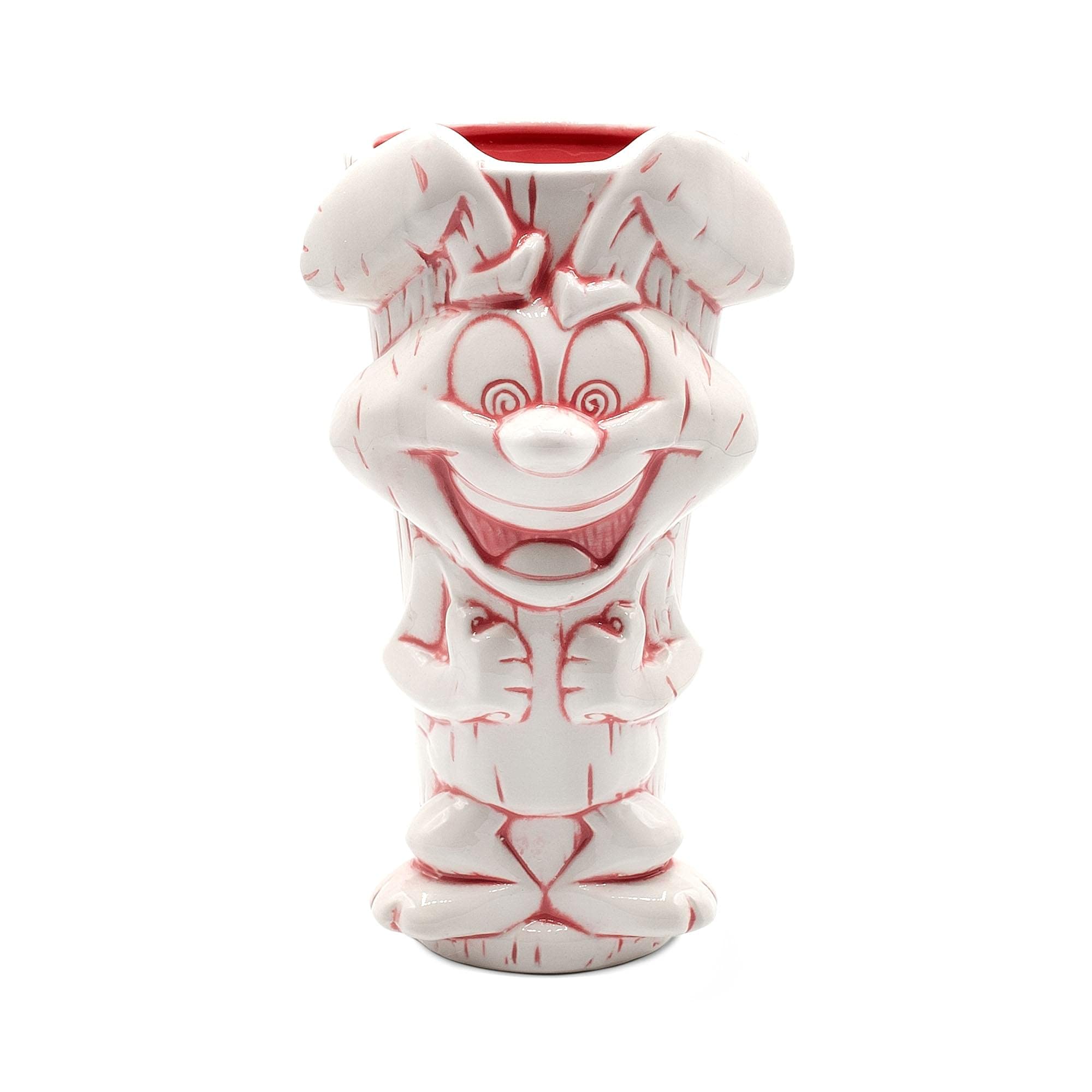 Geeki Tikis General Mills Ceramic Mug, Trix Rabbit | Official Cereal Mascot Collectible Tiki Cups | Tumbler Cocktail Glasses, Tropical Drinkware For Home Barware Set | Holds 20 Ounces
