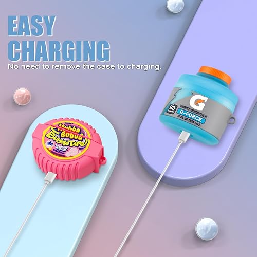 Miniatura 4 de Linda funda para Airpods 3, paquete de 3, funda de silicona Kawaii de dibujos animados 3D para Airpods de 3 generación, diseño divertido de