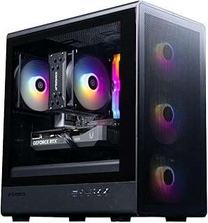 Aftershock Gaming PC | RTX 5060 8GB | AMD Ryzen 5 7500F | 32GB DDR5 RAM | 1TB NVMe SSD | Windows 11 Home | Rapid Black Gam...