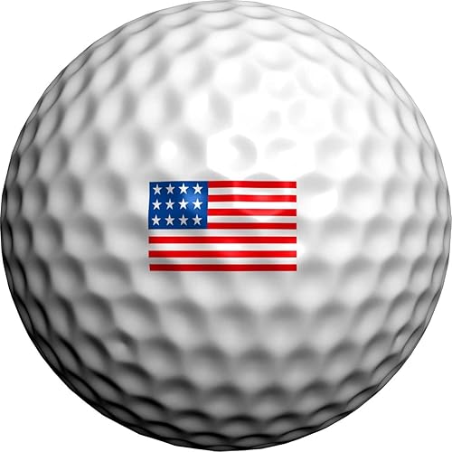 Golfdotz Colección USA Marcadores de pelotas de golf Accesorios de golf Personalizadores de pelotas de golf 32 unidades