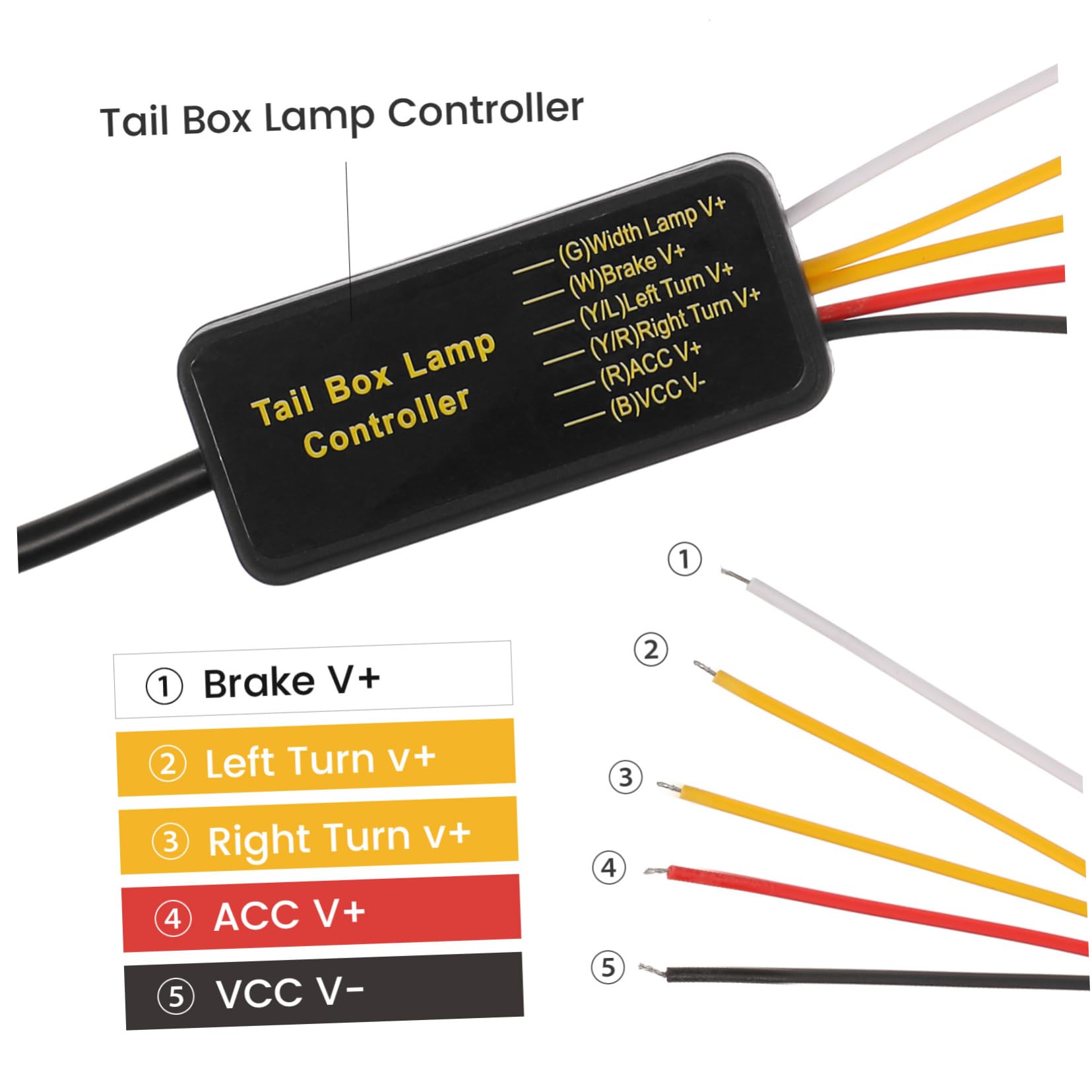 Cabilock Tira Led Emergencia Luz De Freno Alta Visibilidad Para Coche y Remolque