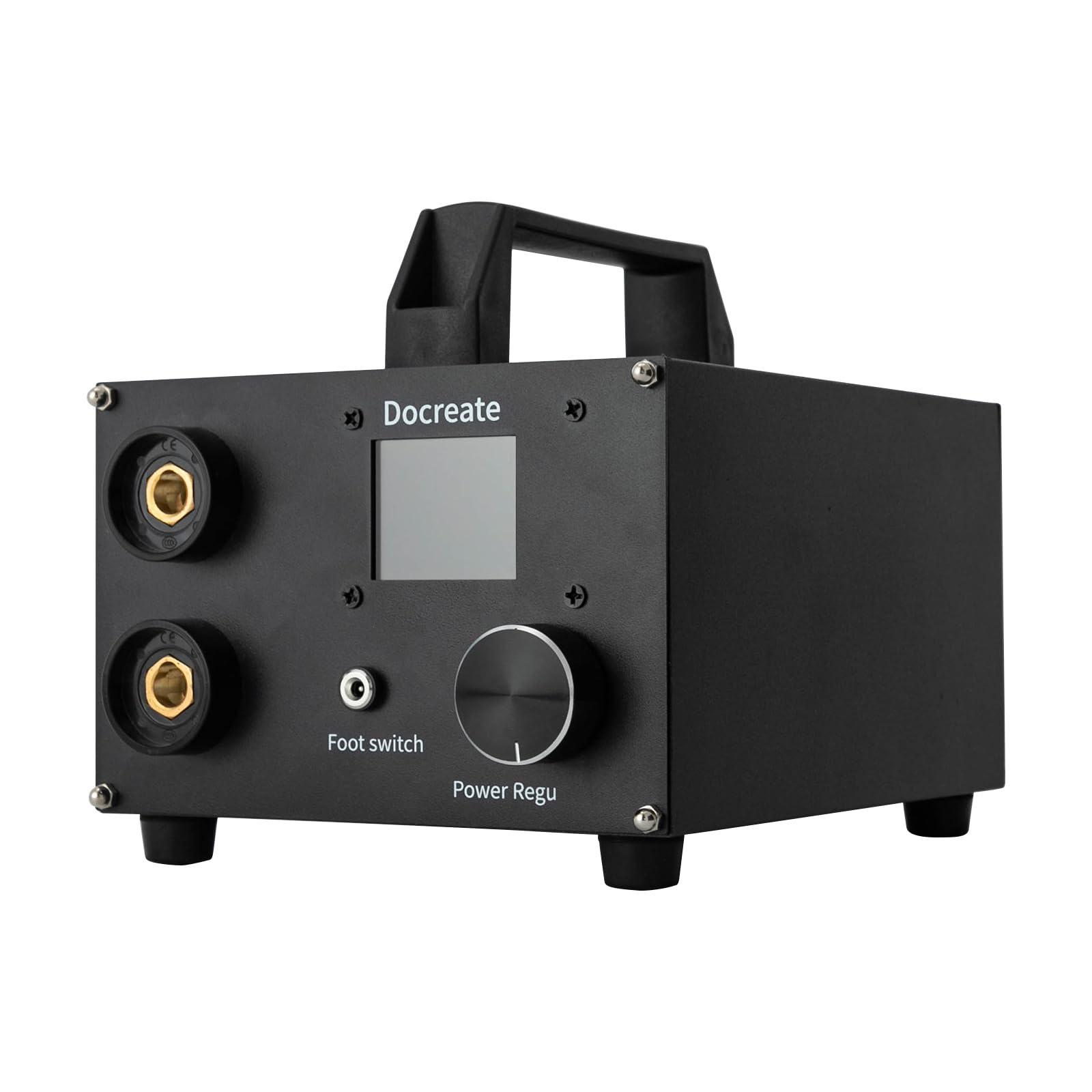 Soldador de puntos con batería, soldador por impulsos de alto rendimiento, portátil, con diseño de pantalla digital, DC12 V, 4 A, equipo de soldadura ajustable