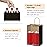 BagDream Gift Bags 100Pcs 5.25x3x8 Small Kraft Paper Gift Bags with Handles Bulk, Black Paper Sacks for Small Business, Retail, Merchandise, Grocery, Wedding Birthday Party favor