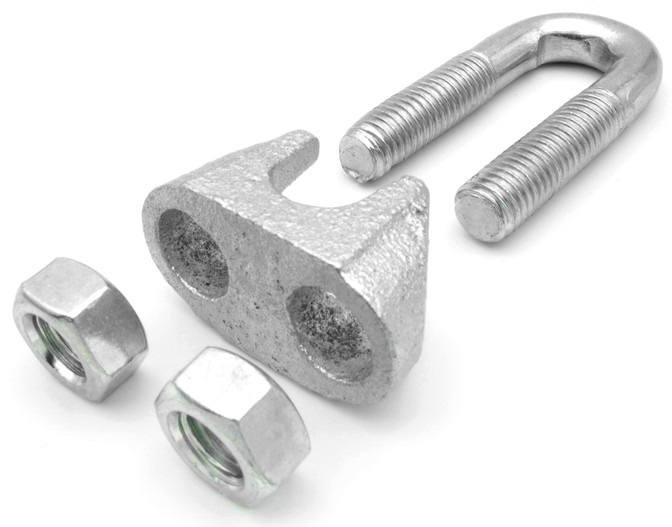 10x Drahtseilklemmen 8 Mm (5/16″) – Galvanisch Verzinkt, Nach Ehem. DIN 741, Für Seilendverbindungen