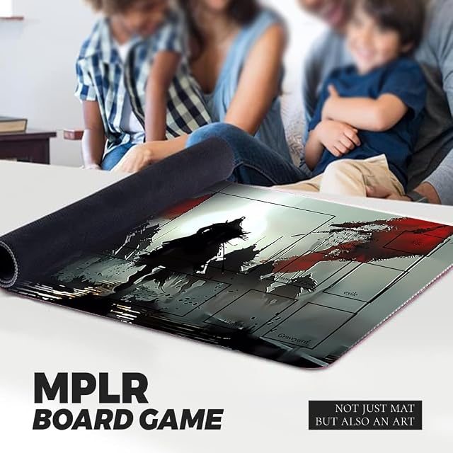 Foto 5 de 5 de Juego de mesa 60 x 35 cm MTG Playmat + bolsa impermeable gratuita compatible para OCG CCG RPG TCG MTG Playmat
