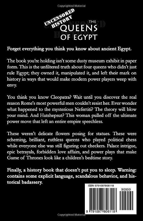 Uncensored History | The Queens of Egypt: The Real & Funny Stories of Cleopatra, Nefertiti, Hatshepsut & Nefertari as Told by your Messy Best Friend image 3