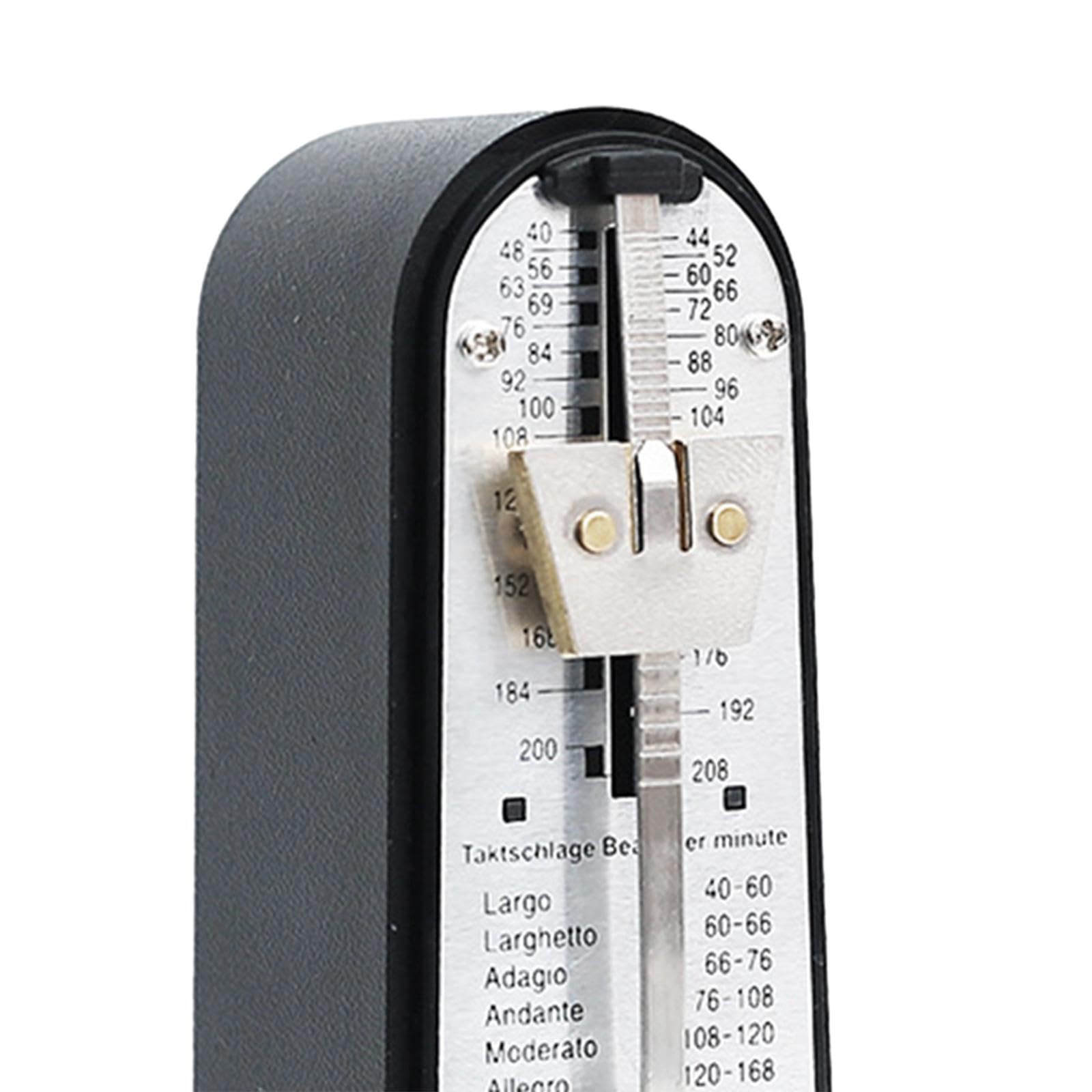 Generic Métronome Mécanique, Métronome Universel, Vitesse Réglable, Pendule Métal Précision Accordeur pour Violon, Violoncelle, Saxophone, Autres Instruments, Noir
