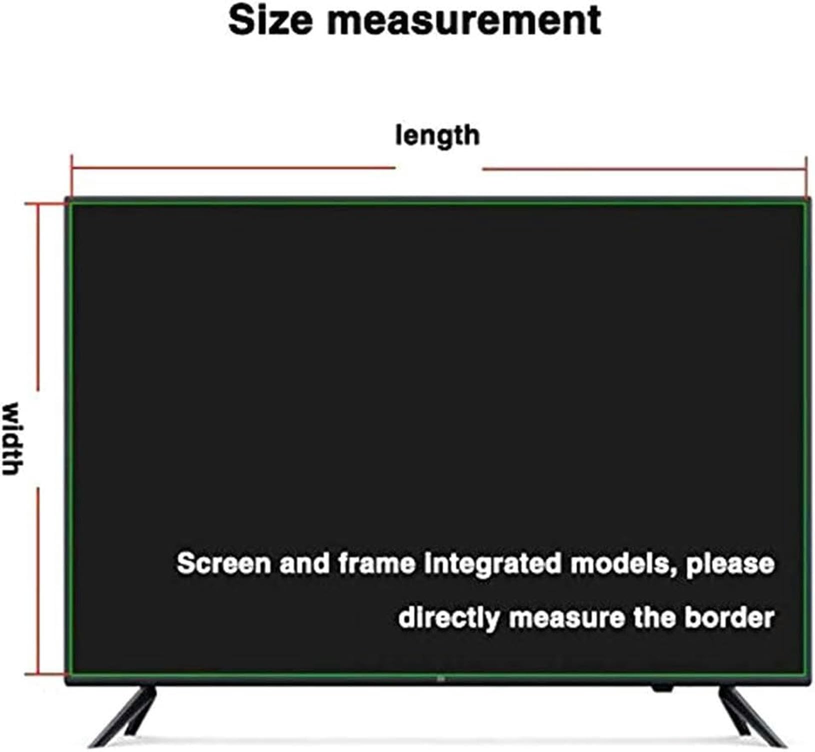 Protezione per Schermo televisivo, Pellicola Protettiva for Protezione Occhi LCD antiriflesso Opaca(50 inch 1101 X 620)