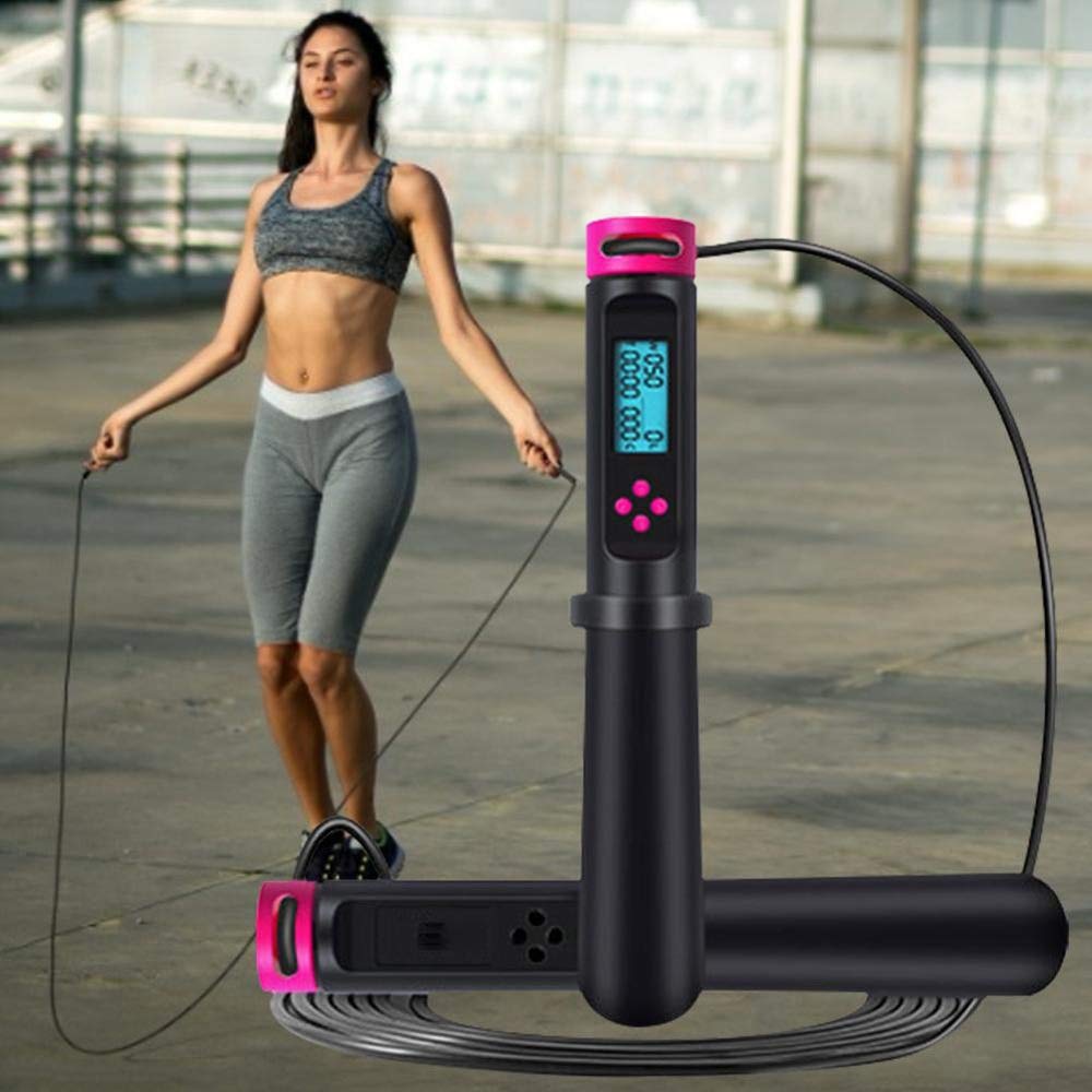 Skakanki z licznikiem sporty fitness regulowana duża prędkość liczenie skakanka skakanka skakanka sprzęt treningowy