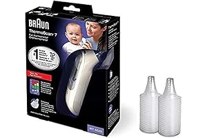 Braun Thermoscan 7 IRT6520 Thermometer + Bonus 40 ThermoScan Lens Filters