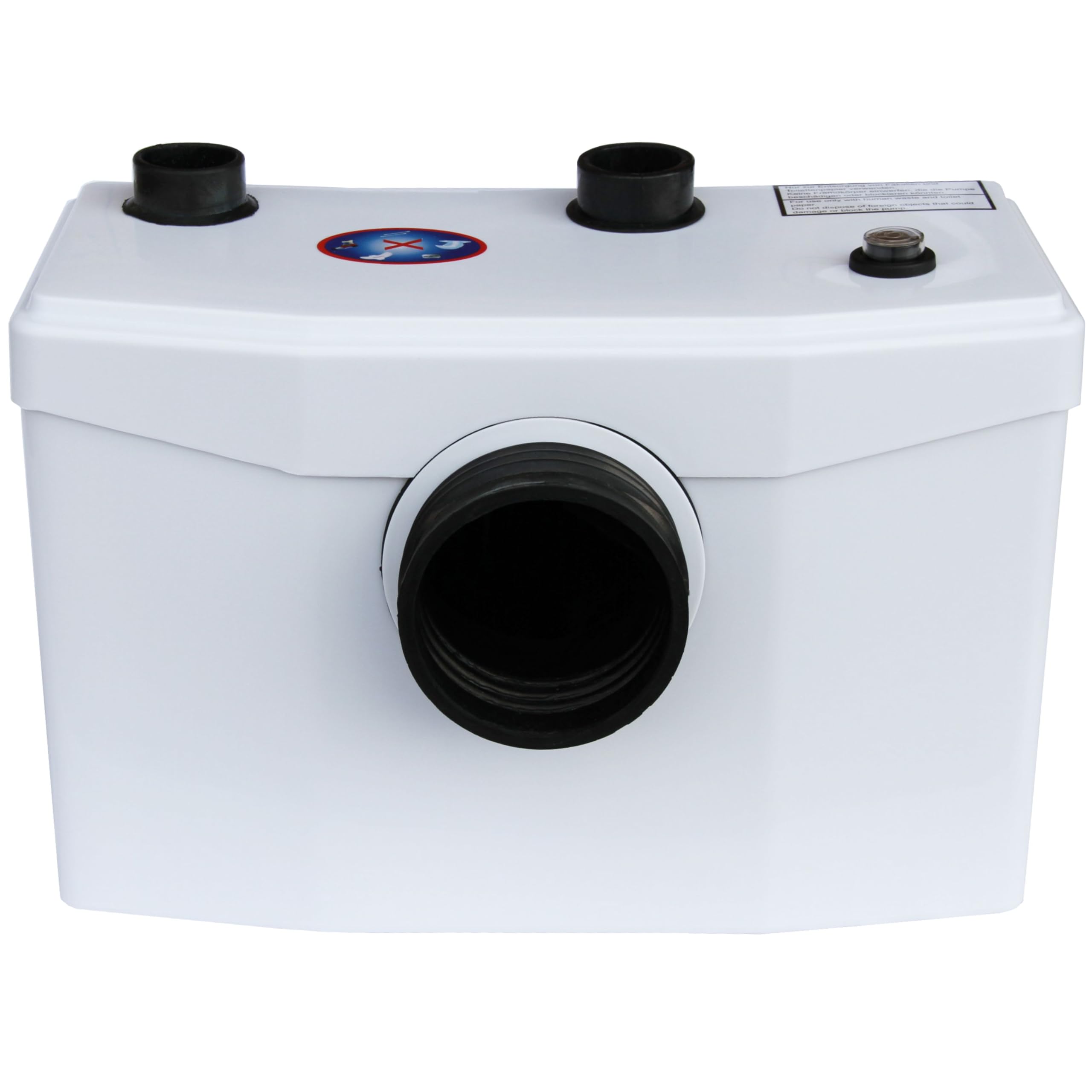 Hebeanlage 600W, Fäkalienpumpe mit Zerkleinerer, Schmutzwasserpumpe Abwasserpumpe für WC Dusche H600