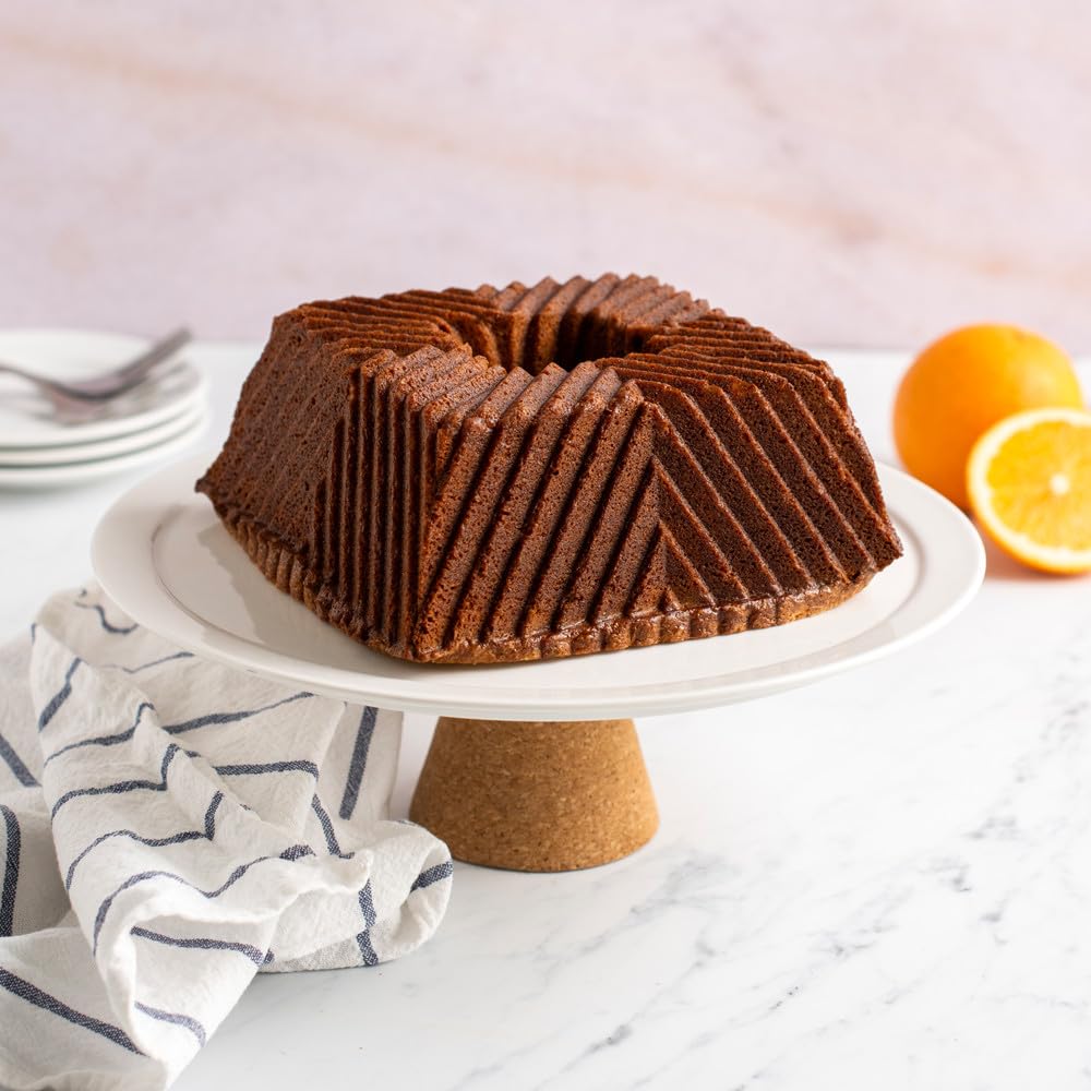 Nordic Ware Moule à gâteau Bundt® carré Graphite