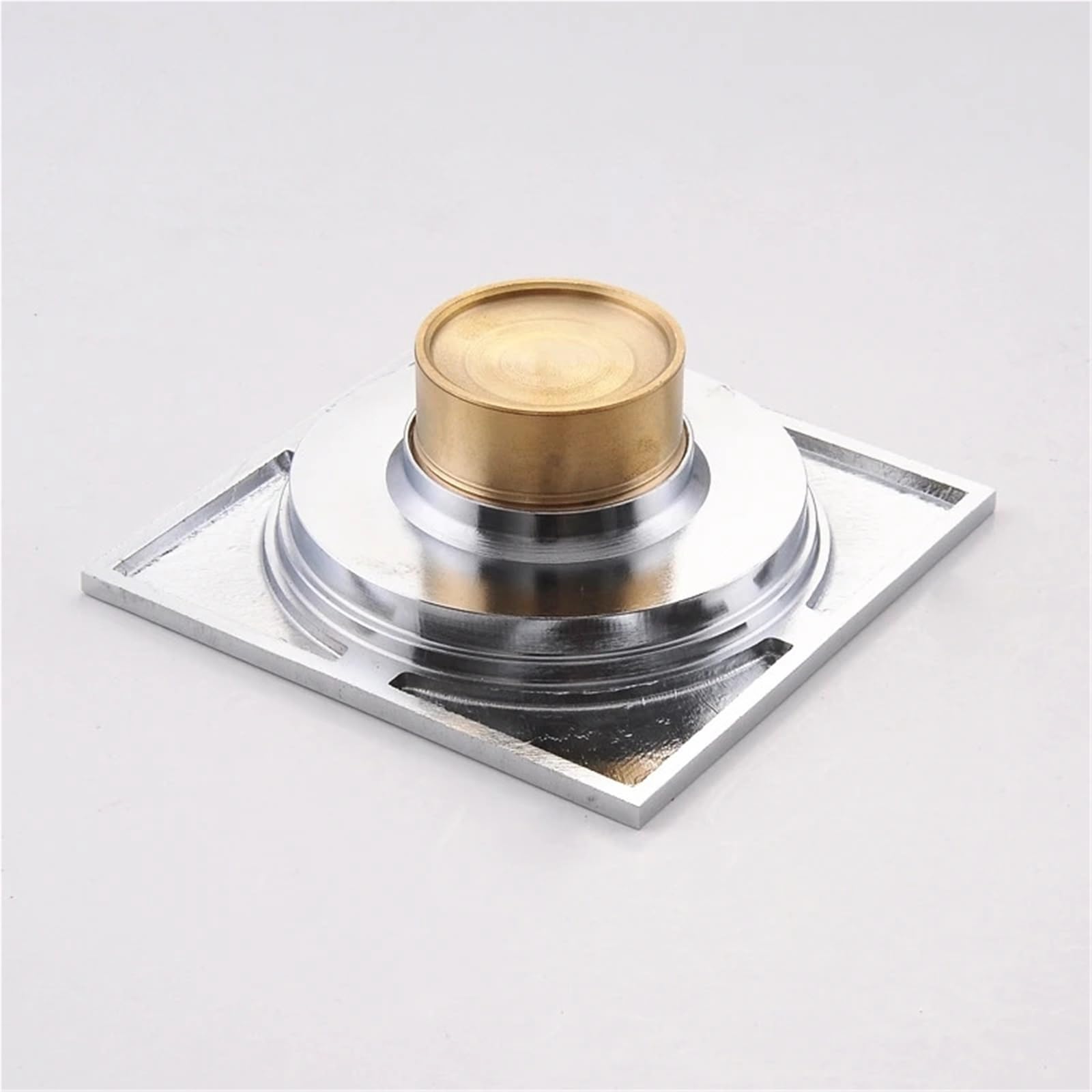 Desagüe de Suelo Cuadrado Acero Inoxidable, 2pcs 10 cm(Color 3)